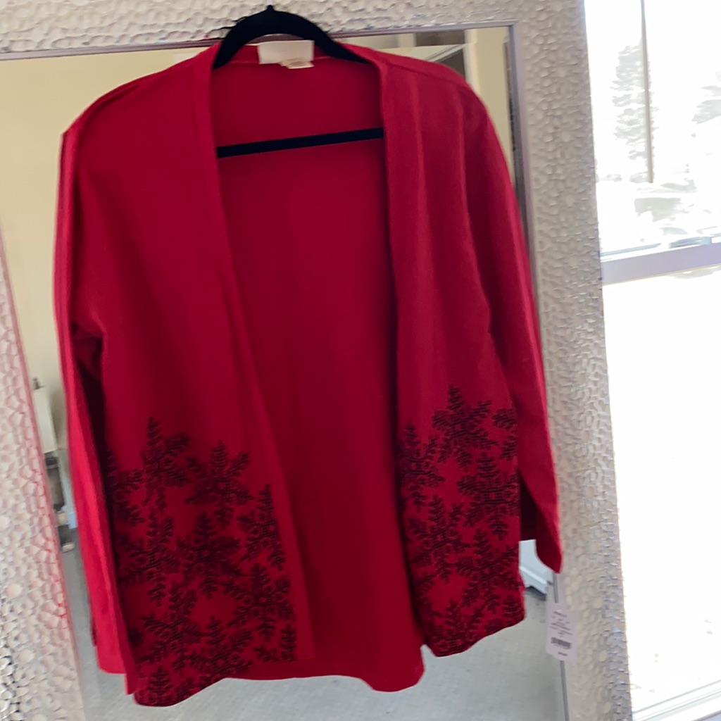 New Red Cardigan